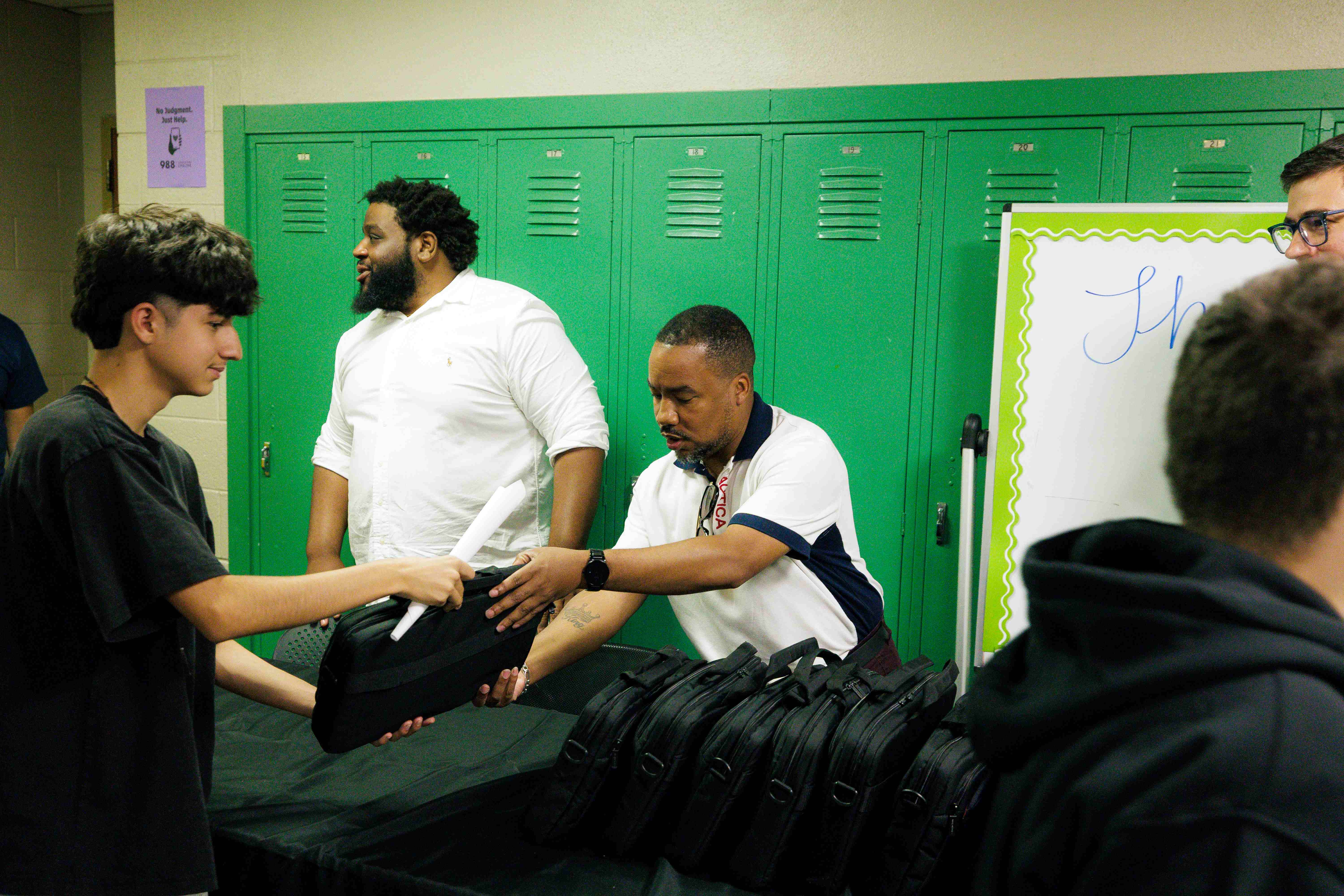 A moment from the first activation
